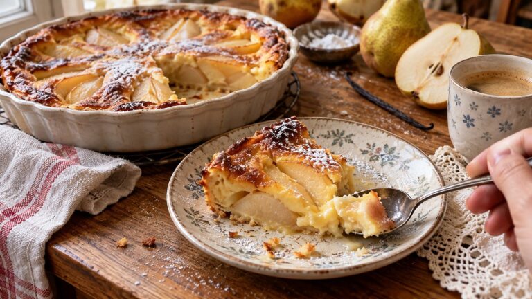 Clafoutis aux poires fait maison