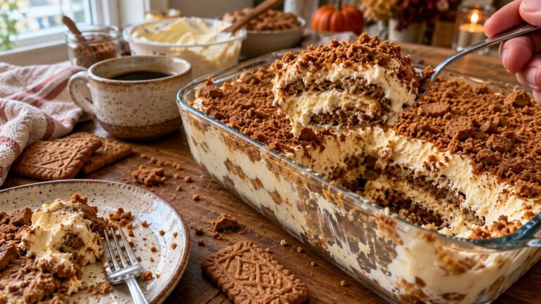 Tiramisu spéculoos 3 ingrédients fait maison