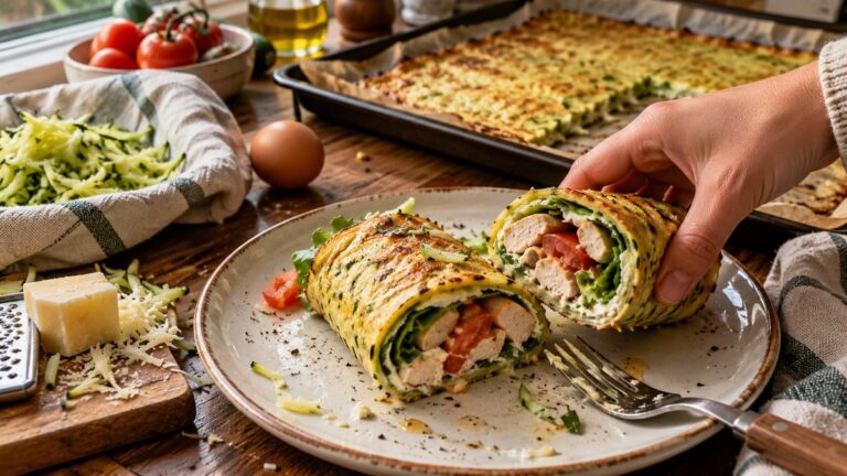 Wraps de courgette fait maison