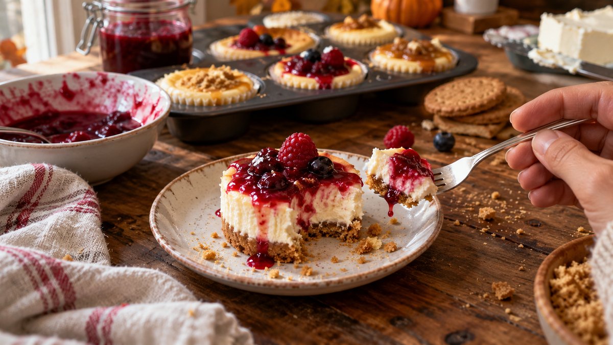 Mini cheesecakes fait maison