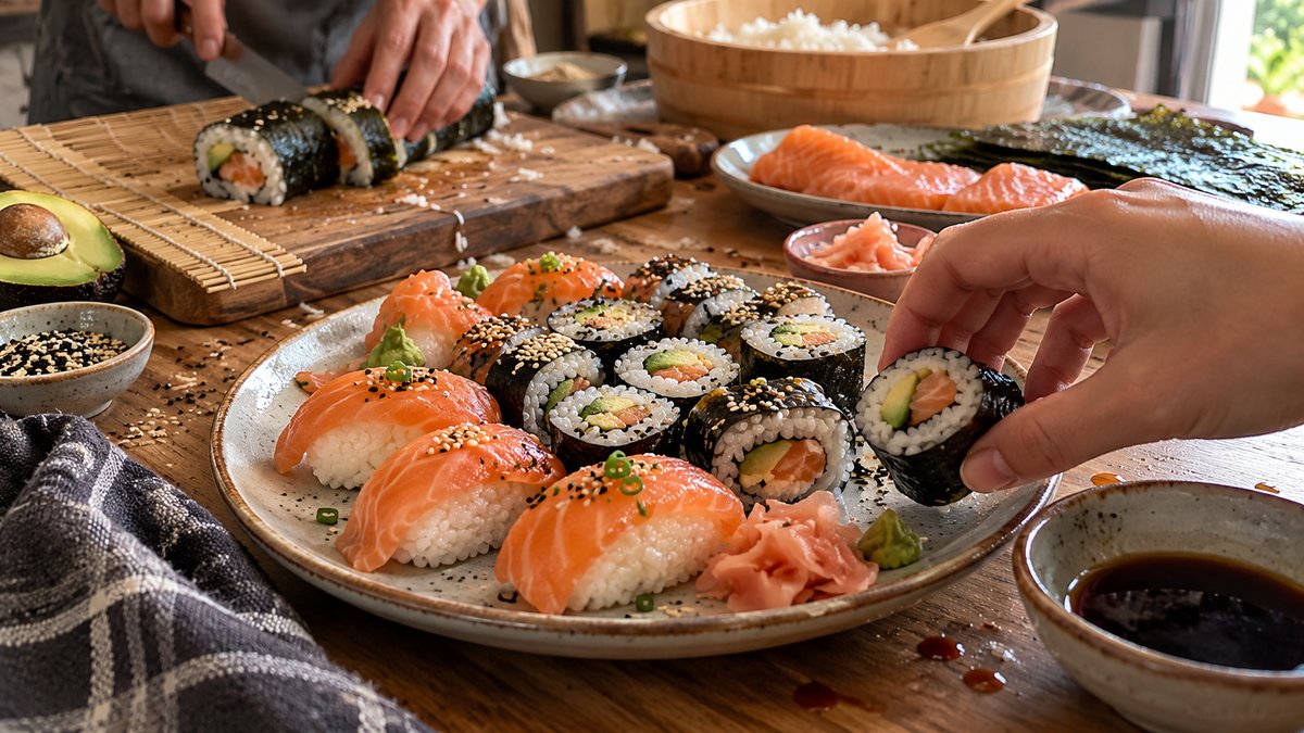Sushi maison économique fait maison