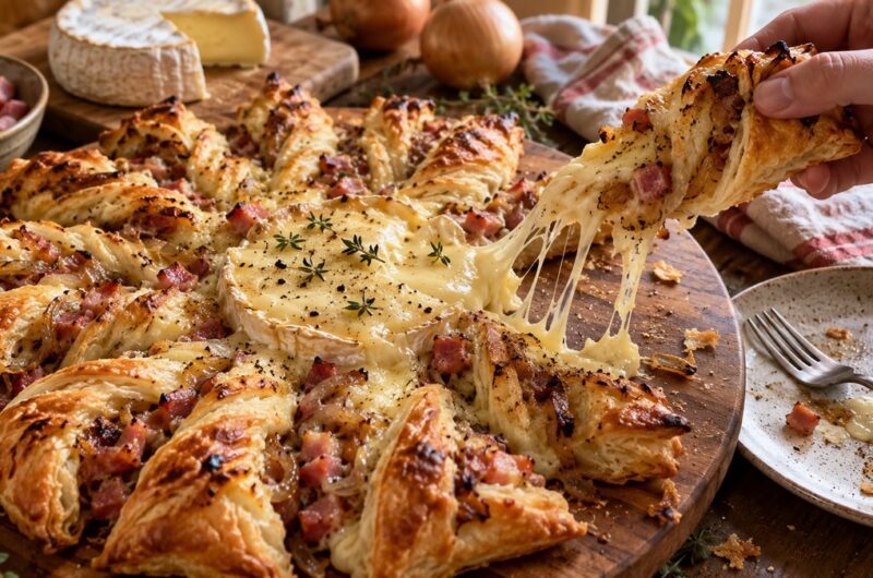Tarte étoile façon tartiflette fait maison