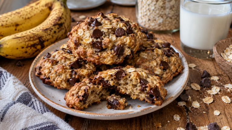 Cookies banane avoine : la recette healthy en 3 ingrédients