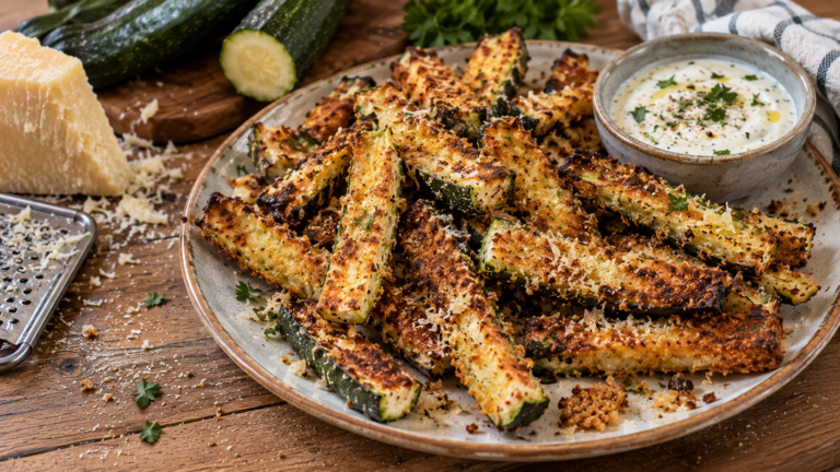 Courgettes rôties au parmesan : la recette au four en 3 ingrédients