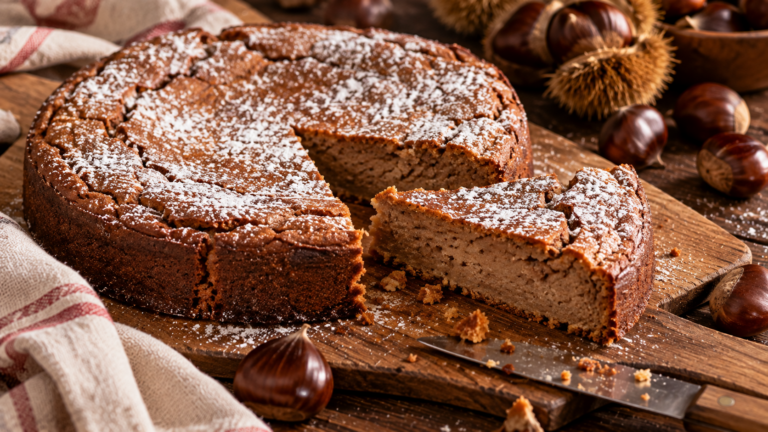 3 ingrédients seulement : le fondant à la crème de marron sans farine
