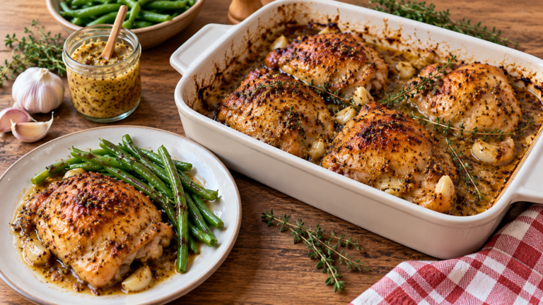 Poulet moutarde et miel au four : la recette facile en 5 ingrédients