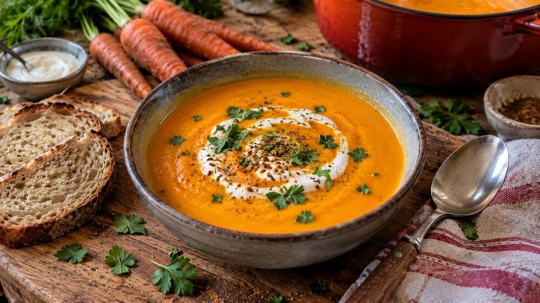 Soupe de carottes au cumin : le velouté facile en 5 ingrédients